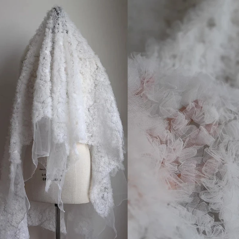 Шифоновая плиссированная кружевная ткань с цветочным принтом для неэластичной сетки, мягкая драпировка, дизайнерский комплект одежды, ткань «сделай сам», швейный материал по метрам
Шифоновая плиссированная кружевная ткань с цветочным принтом для неэластичной сетки, мягкая драпировка, дизайнерский комплект одежды, ткань «сделай сам», швейный материал по метрам