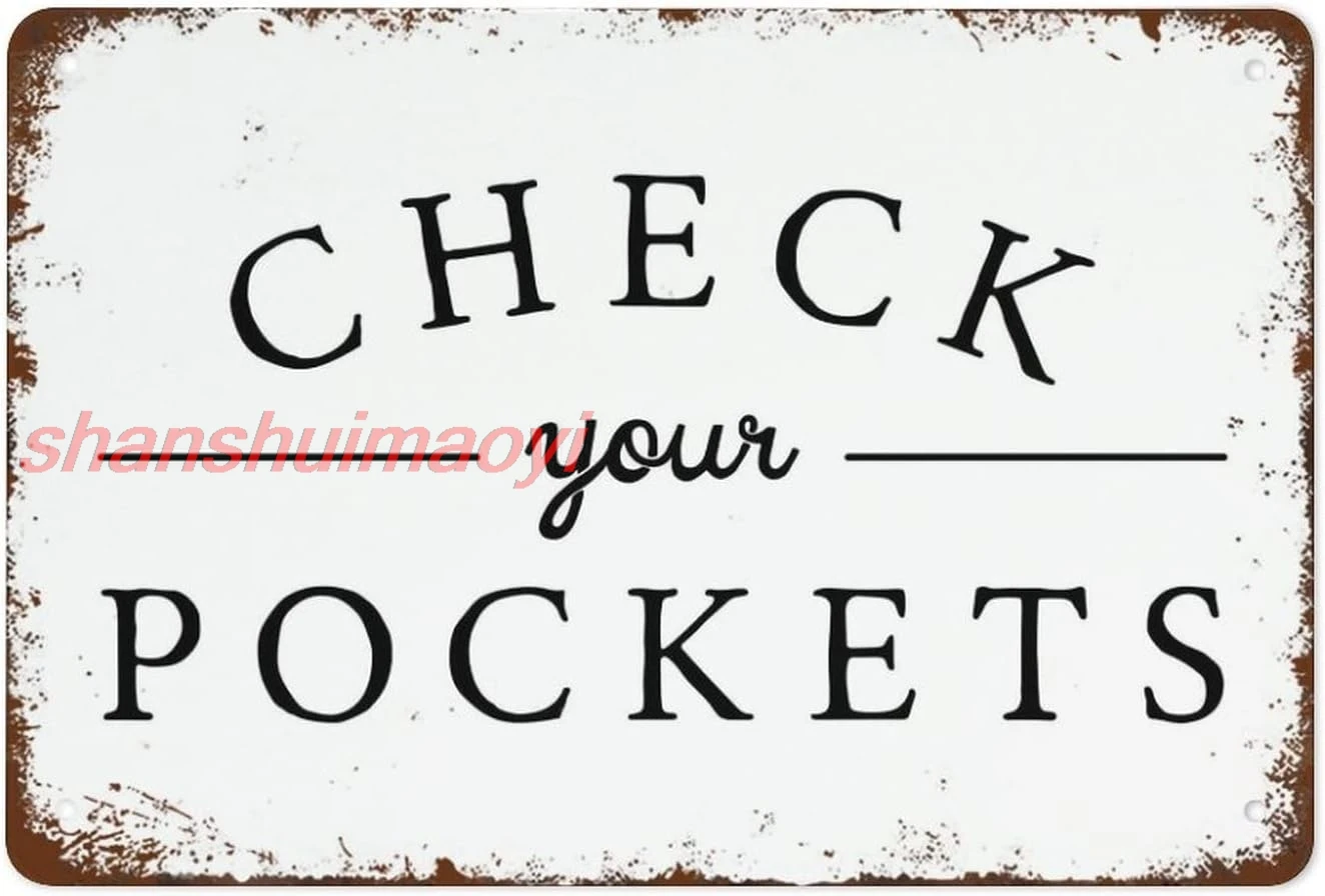 12*8 дюймов Проверьте свой карманы Домашний декор Утилита Комната Пральня Декор Ретро жестяная вывеска Винтажные металлические вывески Винтаж Настенная D KJF
12*8 дюймов Проверьте свой карманы Домашний декор Утилита Комната Пральня Декор Ретро жестяная вывеска Винтажные металлические вывески Винтаж Настенная D KJF