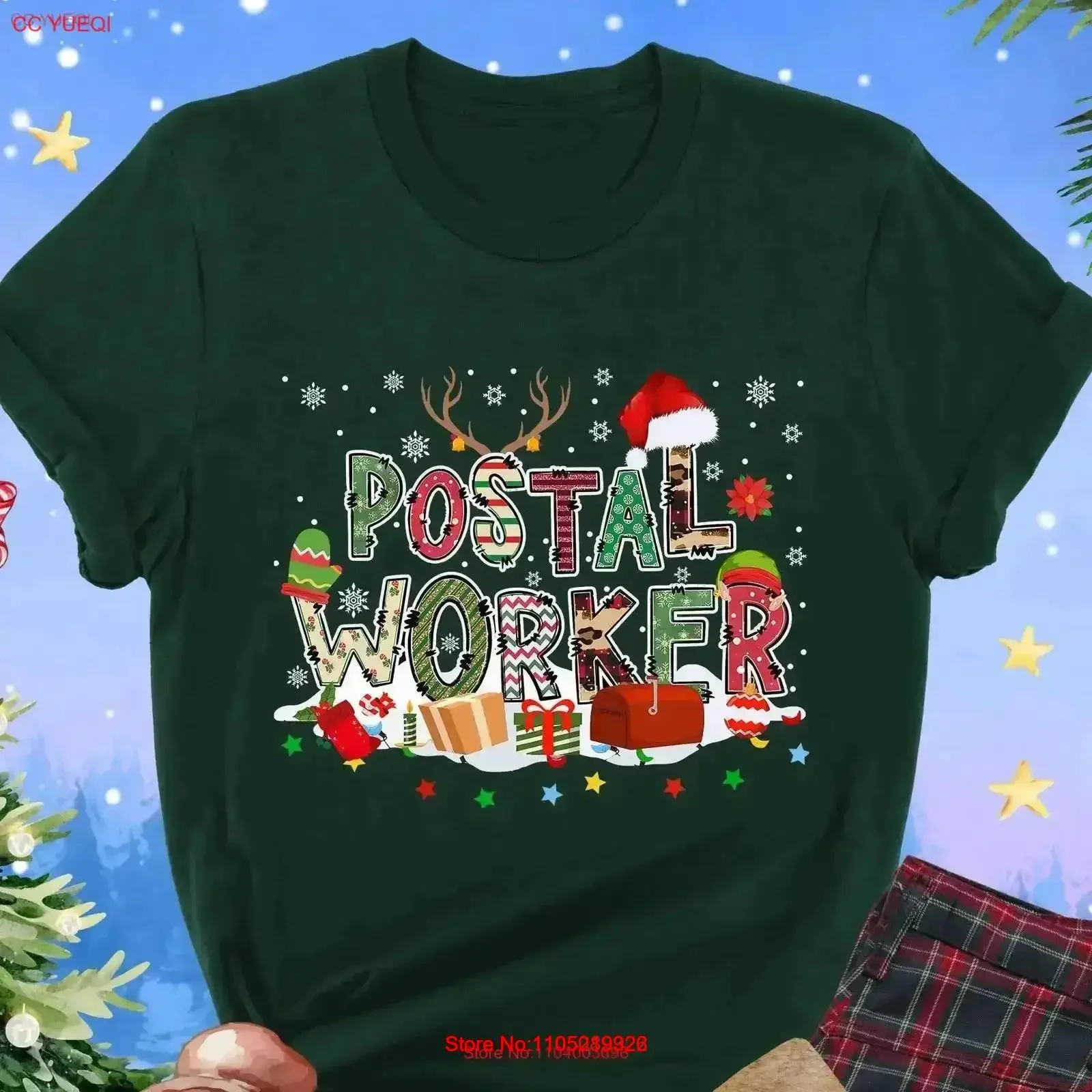Christmas Postal Worker T Shirt For Mail Carrier Lady Xmas Post Office vintage Washed graphic Casual Soft Breathable homme
Christmas Postal Worker T Shirt For Mail Carrier Lady Xmas Post Office vintage Washed graphic Casual Soft Breathable homme