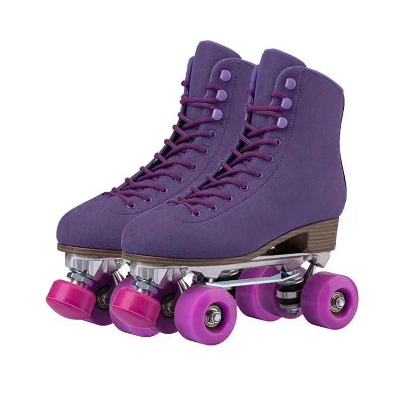 Professional Double Row Roller Skates Shoes for Men and Women, Comfortable Patines , 4 Wheels, Fashion for Adult ,Purple
Professional Double Row Roller Skates Shoes for Men and Women, Comfortable Patines , 4 Wheels, Fashion for Adult ,Purple