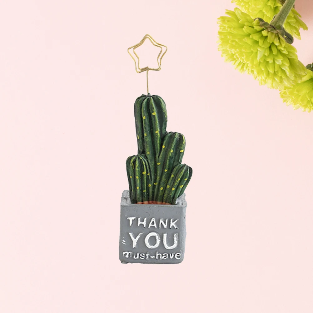 Creative Cactus Memo Holder Resin Pot Base Metal Clip Perfect for Table Number Photo Note Business Name Stand Home Office
Creative Cactus Memo Holder Resin Pot Base Metal Clip Perfect for Table Number Photo Note Business Name Stand Home Office