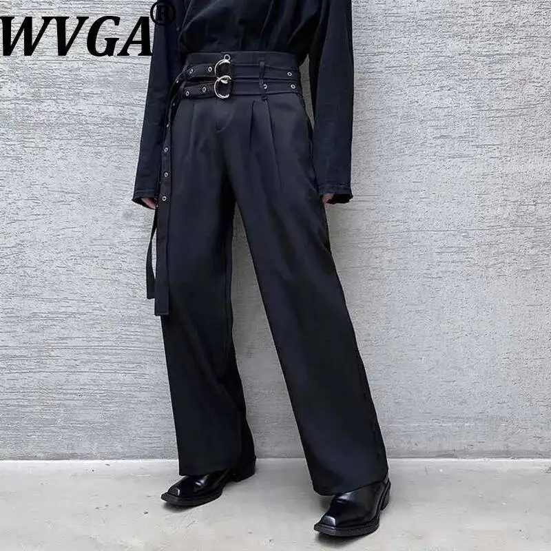 WVGA Spring Autumn New Men's Street Style Double-belted Wide-leg Pants High-waisted Straight Trendy Korean Niche Trousers W24634
WVGA Spring Autumn New Men's Street Style Double-belted Wide-leg Pants High-waisted Straight Trendy Korean Niche Trousers W24634