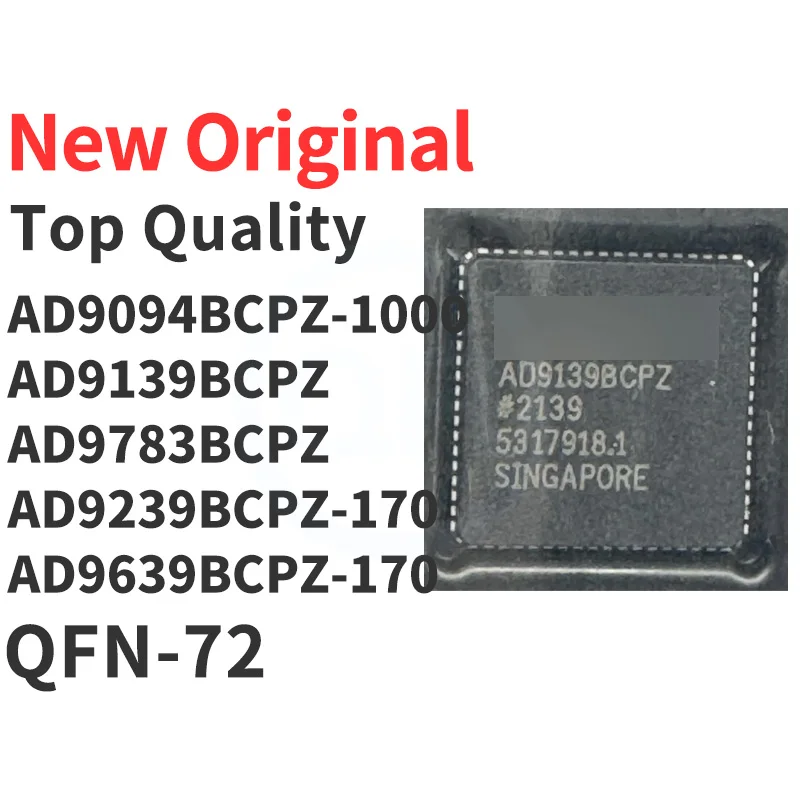 (1 Piece) AD9094BCPZ-1000 AD9139BCPZ AD9783BCPZ AD9239BCPZ-170 AD9639BCPZ-170 LFCSP-72 New Original
(1 Piece) AD9094BCPZ-1000 AD9139BCPZ AD9783BCPZ AD9239BCPZ-170 AD9639BCPZ-170 LFCSP-72 New Original