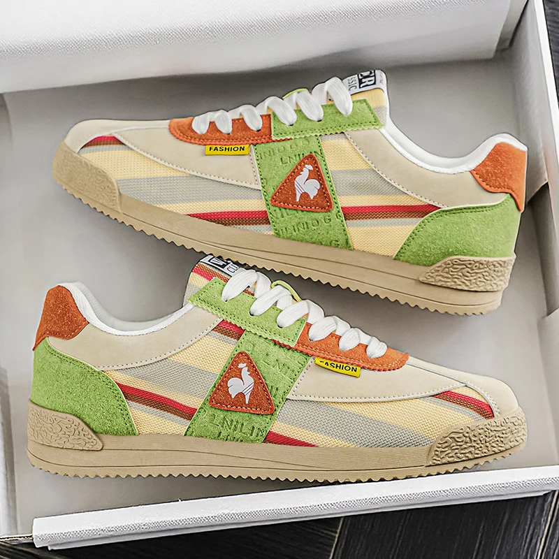 New Men Casual Shoes Breathable Lace-up Running Jogging Outdoor Leisure Walking Fashion Sneakers Comfortable Blade Loafers Brand
New Men Casual Shoes Breathable Lace-up Running Jogging Outdoor Leisure Walking Fashion Sneakers Comfortable Blade Loafers Brand