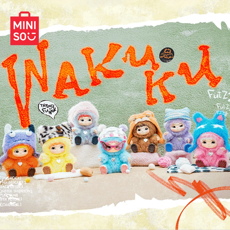 Original MINISO WAKUKU Maomao Trendy Series Blind Box Pendant Figures Ornament VINYL Plush Toy Desktop Ornament Festival Gift
Original MINISO WAKUKU Maomao Trendy Series Blind Box Pendant Figures Ornament VINYL Plush Toy Desktop Ornament Festival Gift