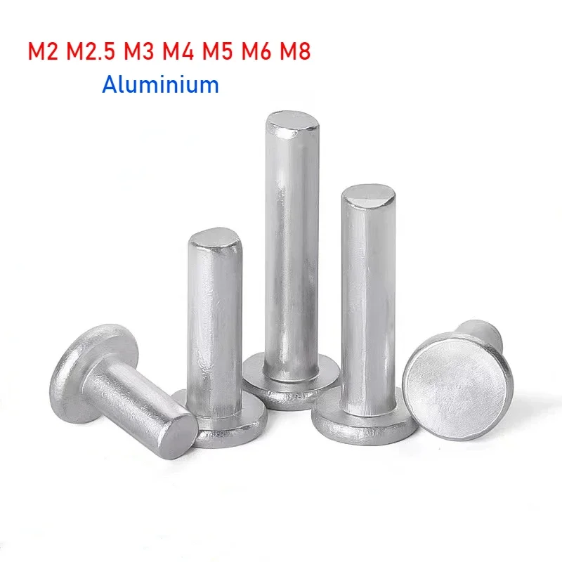 M2 M2.5 M3 M4 M5 M6 M8 Flat Head Aluminium Rivets Flat Round Head Solid Hand Drive Knockout Rivets
M2 M2.5 M3 M4 M5 M6 M8 Flat Head Aluminium Rivets Flat Round Head Solid Hand Drive Knockout Rivets