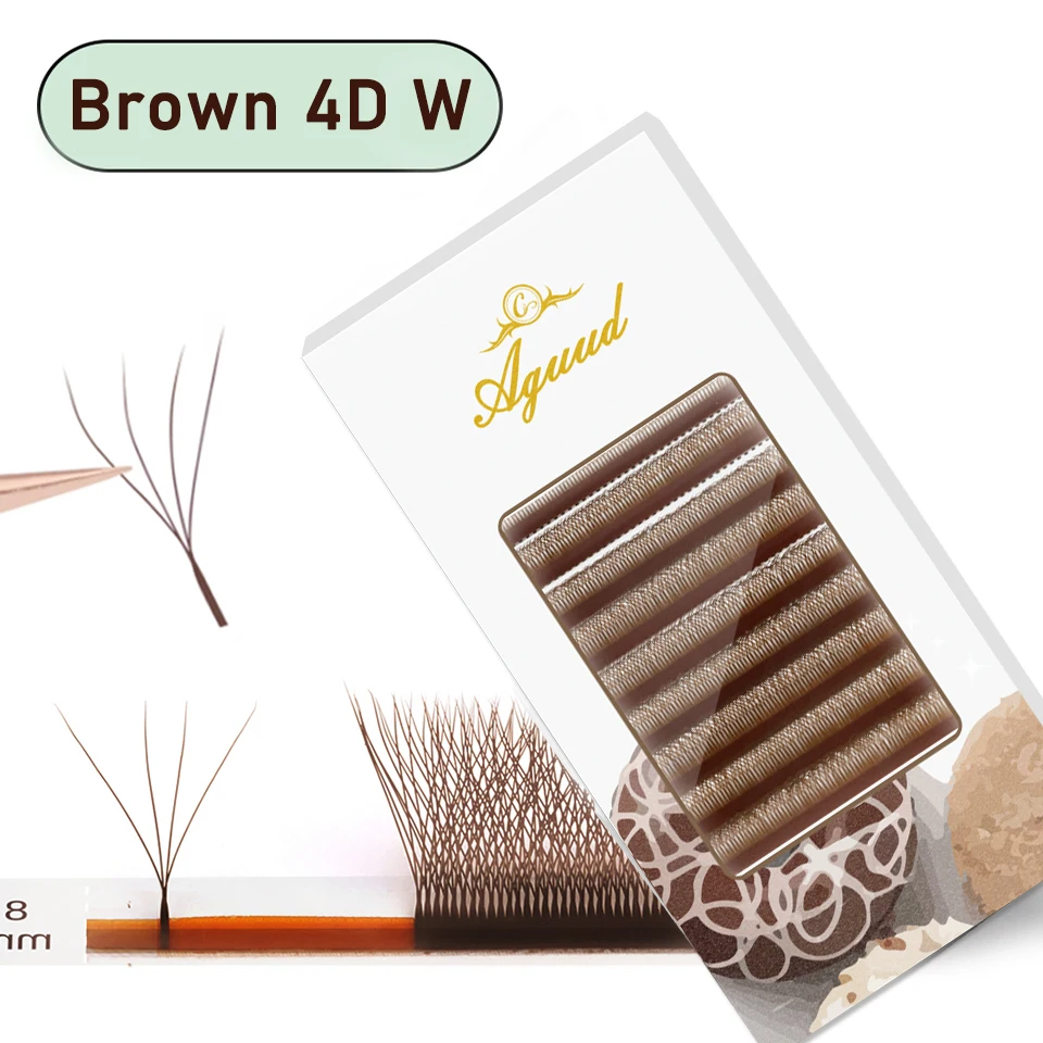 AGUUD Brown W Shaped YY Eyelashes Extensions Premade Volume Fan 2D 3D 4D 5D W Bloom Automatic Flowering Clover Makeup Fake Lash
AGUUD Brown W Shaped YY Eyelashes Extensions Premade Volume Fan 2D 3D 4D 5D W Bloom Automatic Flowering Clover Makeup Fake Lash