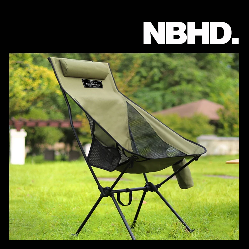 NBHD outdoor ultra-light aluminum alloy folding chair portable heightened space chair back chair fishing leisure breathable moon
NBHD outdoor ultra-light aluminum alloy folding chair portable heightened space chair back chair fishing leisure breathable moon