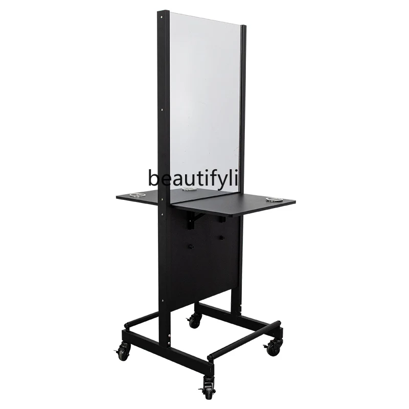 Barber Shop Dressing Table Hair Salon Hair Cutting Movable Double-Sided Salon Mirror Full Body Floor Mirror
Barber Shop Dressing Table Hair Salon Hair Cutting Movable Double-Sided Salon Mirror Full Body Floor Mirror