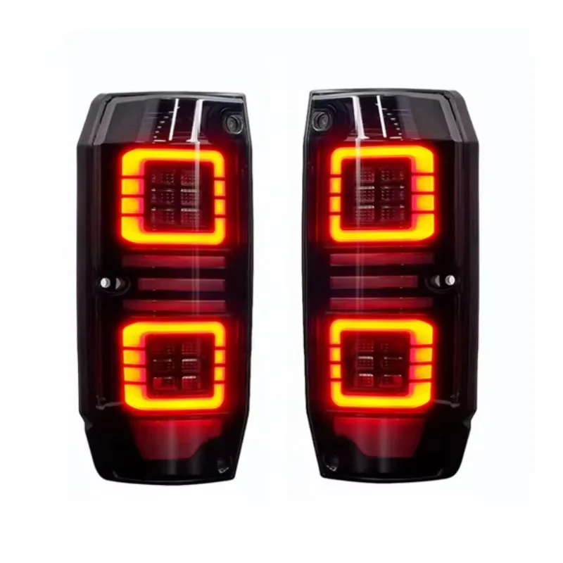 4X4 светодиодный задний фонарь с последовательным индикатором анимации DRL для Land Cruiser LC70 1984-2021 гг.
4X4 светодиодный задний фонарь с последовательным индикатором анимации DRL для Land Cruiser LC70 1984-2021 гг.