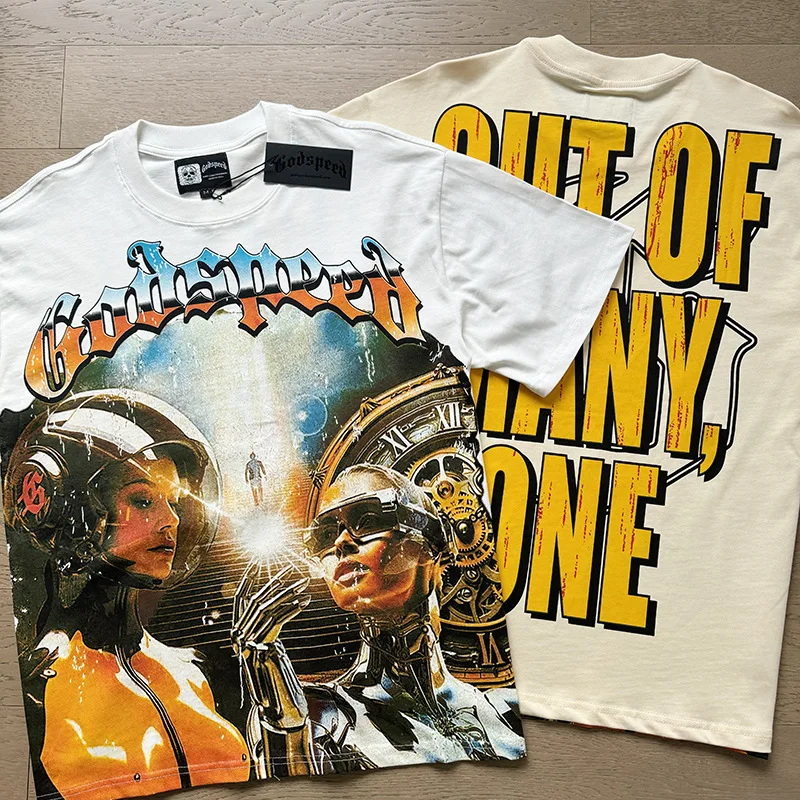 New Fashion Godspeed T-shirts Men High Street Heavyweight Tops Men's Wear Oversized Print T Shirts Men Drop Shoulder Cotton Tees
New Fashion Godspeed T-shirts Men High Street Heavyweight Tops Men's Wear Oversized Print T Shirts Men Drop Shoulder Cotton Tees
