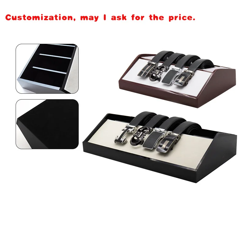 custom.Retail Store Belt Organizer Display Countertop Tabletop Belt Retail Rack Stand Wooden Leather Belt Display Tray
custom.Retail Store Belt Organizer Display Countertop Tabletop Belt Retail Rack Stand Wooden Leather Belt Display Tray