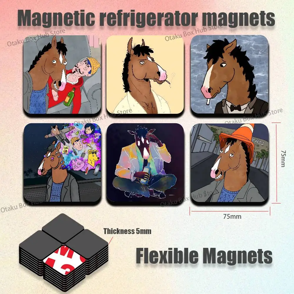 BoJack H-Horseman Magnetic Refrigerator Magnets Cute and Creative Refrigerator Magnets Souvenirs and Gifts
BoJack H-Horseman Magnetic Refrigerator Magnets Cute and Creative Refrigerator Magnets Souvenirs and Gifts