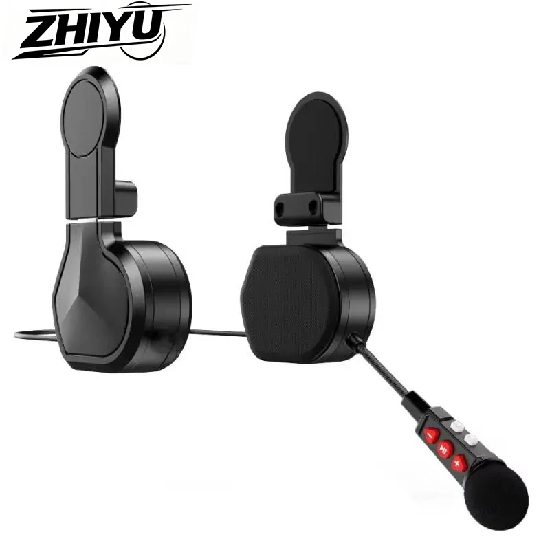 ZHIYU Bluetooth Helmet Headphones Double Ear Magnetic Suction Installation 800Mah Bt5.3 Waterproof Headphones Music Player
ZHIYU Bluetooth Helmet Headphones Double Ear Magnetic Suction Installation 800Mah Bt5.3 Waterproof Headphones Music Player