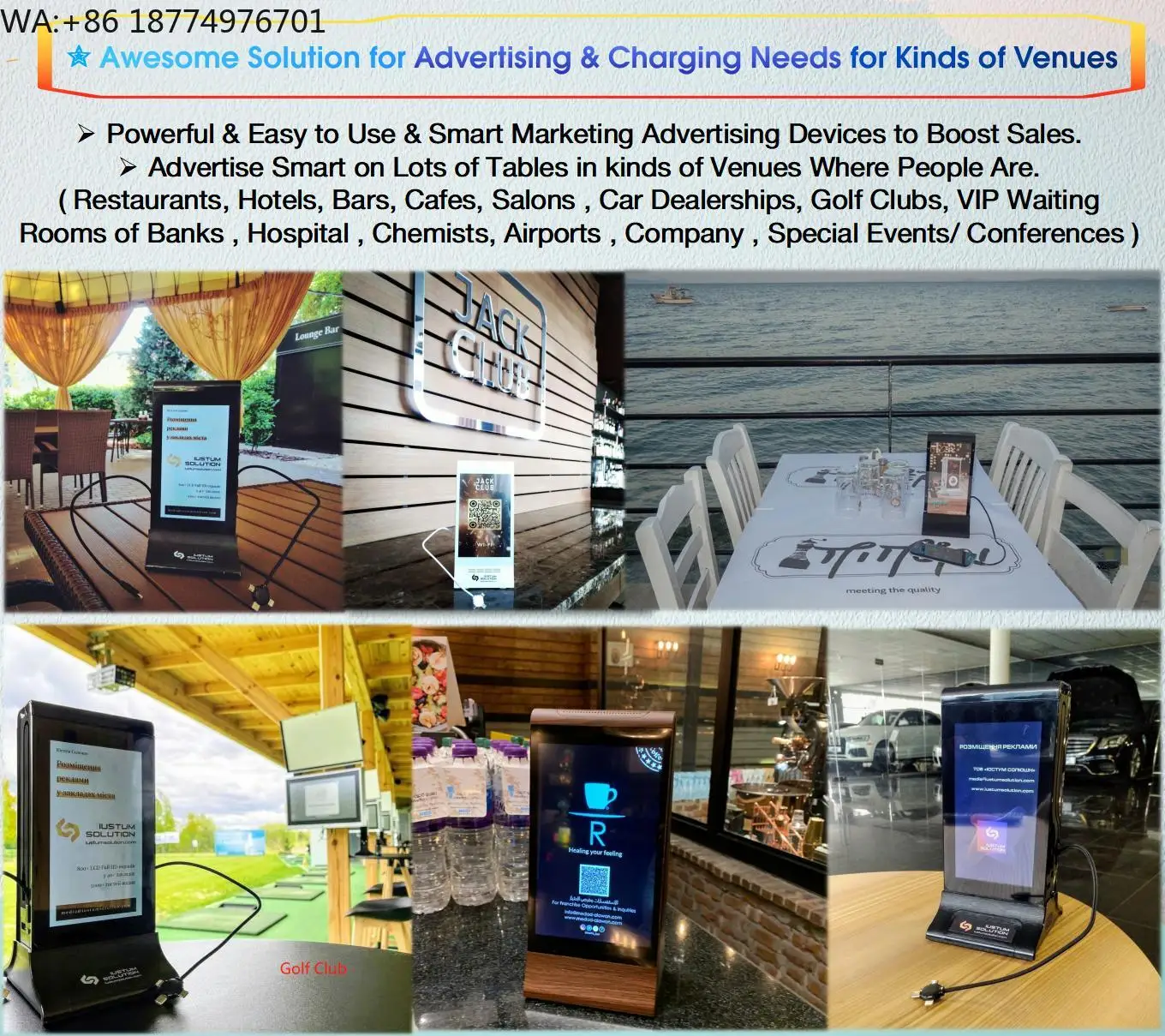 Restaurant Customer Service Calling System Double 7 Inch LCD Touch Screen Advertising Media Player Table Digital Menu Display
Restaurant Customer Service Calling System Double 7 Inch LCD Touch Screen Advertising Media Player Table Digital Menu Display