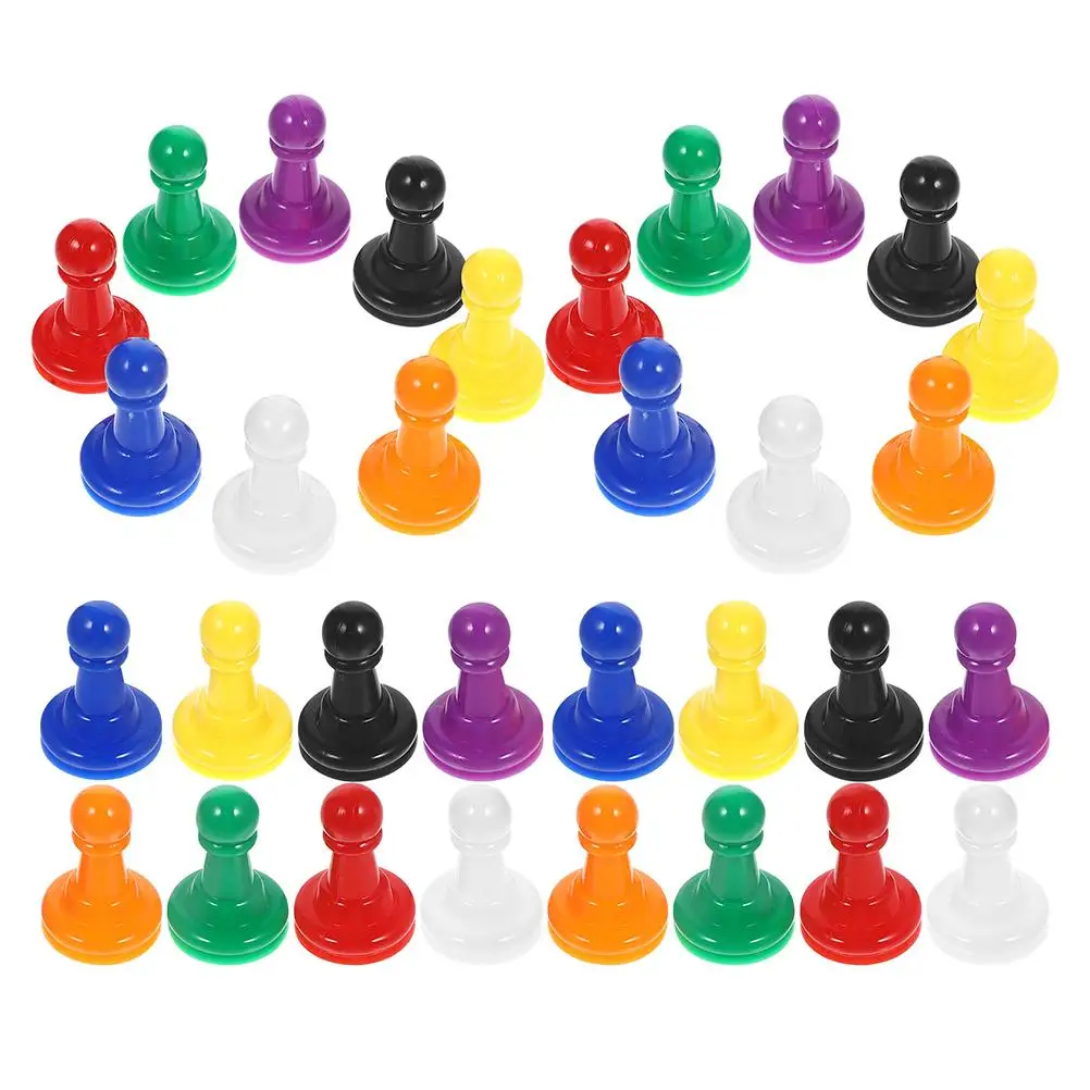 64pcs Board Game Pieces Plastic Chessmen Set for Party Gathering Family Fun Portable Design Lightweight Storage
64pcs Board Game Pieces Plastic Chessmen Set for Party Gathering Family Fun Portable Design Lightweight Storage