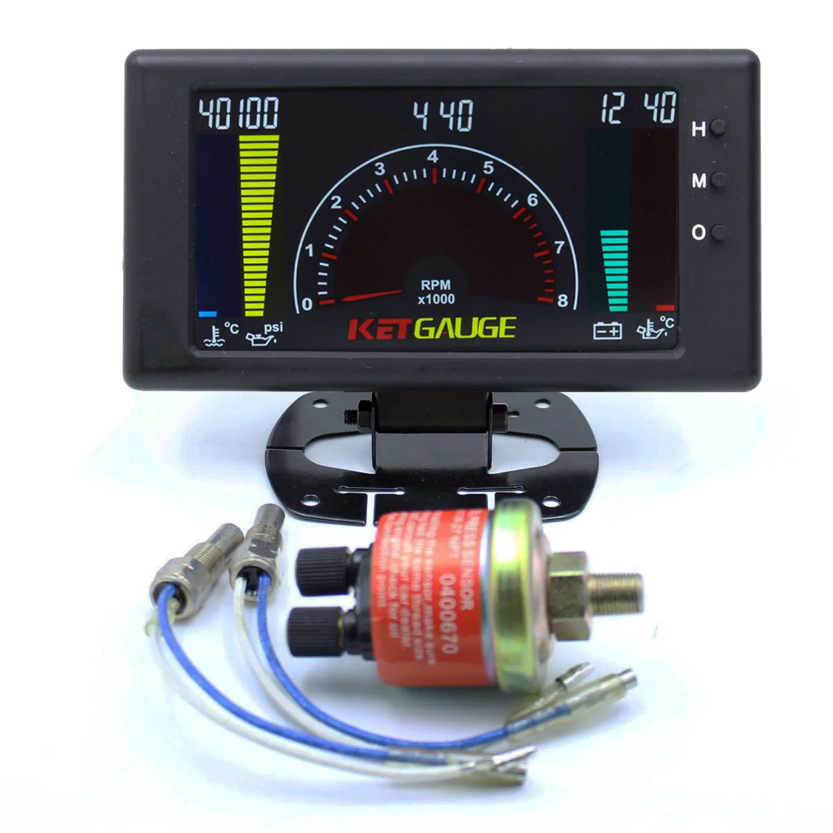 5 "6 in1 Automotive Digital Meter Oil Pressure Tachometer RPM Voltage Oil & Water Temperature Sensor 1/8NPT for 12V Cars
5 "6 in1 Automotive Digital Meter Oil Pressure Tachometer RPM Voltage Oil & Water Temperature Sensor 1/8NPT for 12V Cars