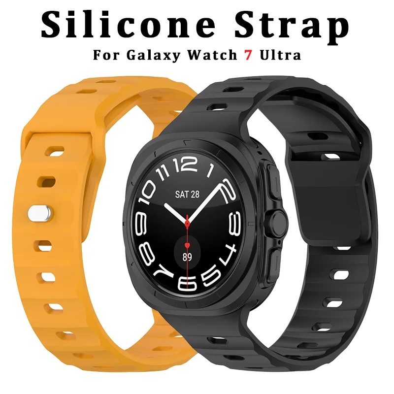 Silicone Sport Band for Samsung Galaxy Watch 7 Ultra 47mm Soft Loop Bracelet for Galaxy Watch 7 Ultra 47mm Strap Accessories
Silicone Sport Band for Samsung Galaxy Watch 7 Ultra 47mm Soft Loop Bracelet for Galaxy Watch 7 Ultra 47mm Strap Accessories