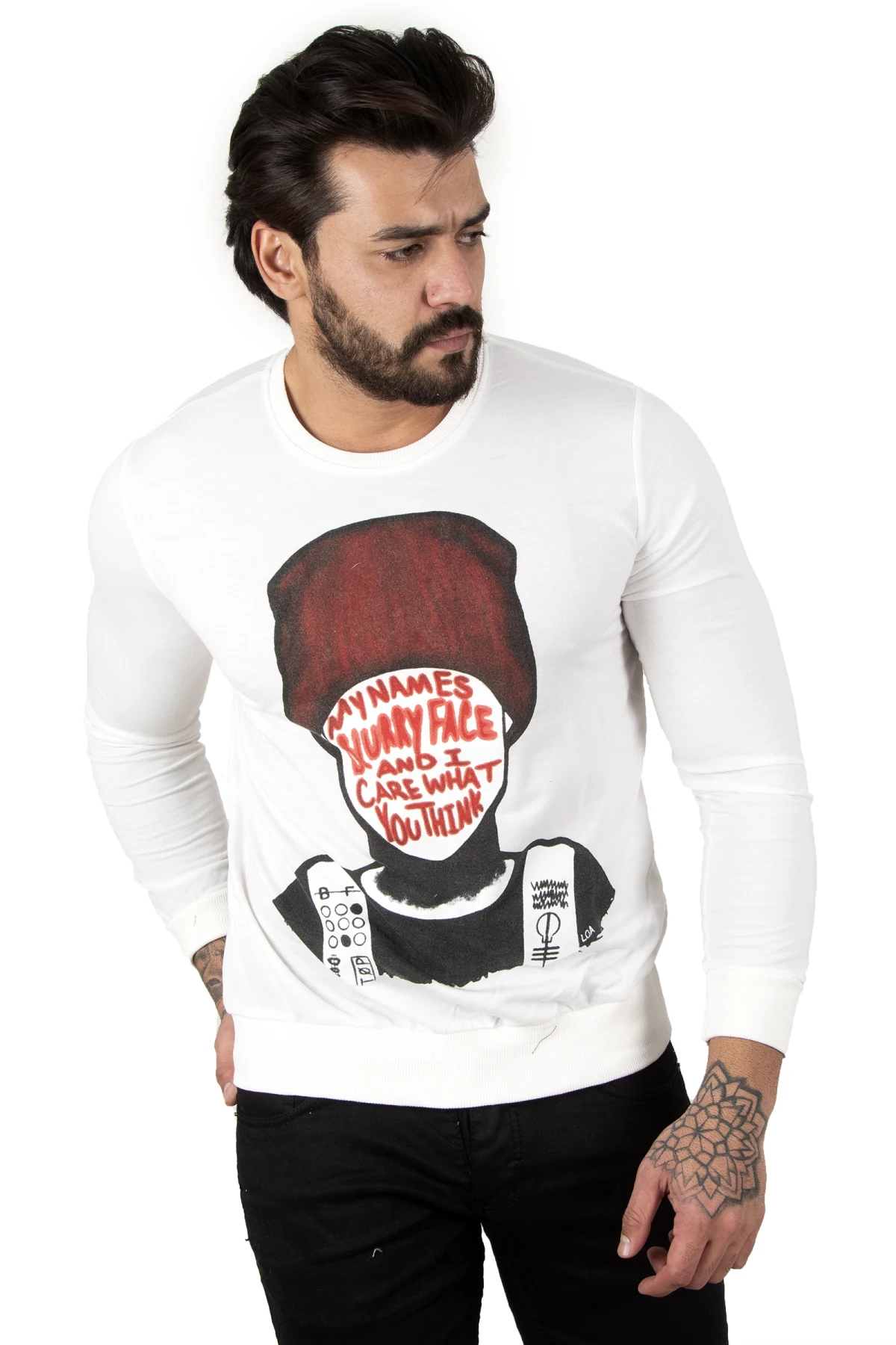 DeepSEA Male Sweat O Neck Slim Fit Lycra Cartoon Printed High Quality Casual Long-Sleeve Autumn Winter 2202119
DeepSEA Male Sweat O Neck Slim Fit Lycra Cartoon Printed High Quality Casual Long-Sleeve Autumn Winter 2202119