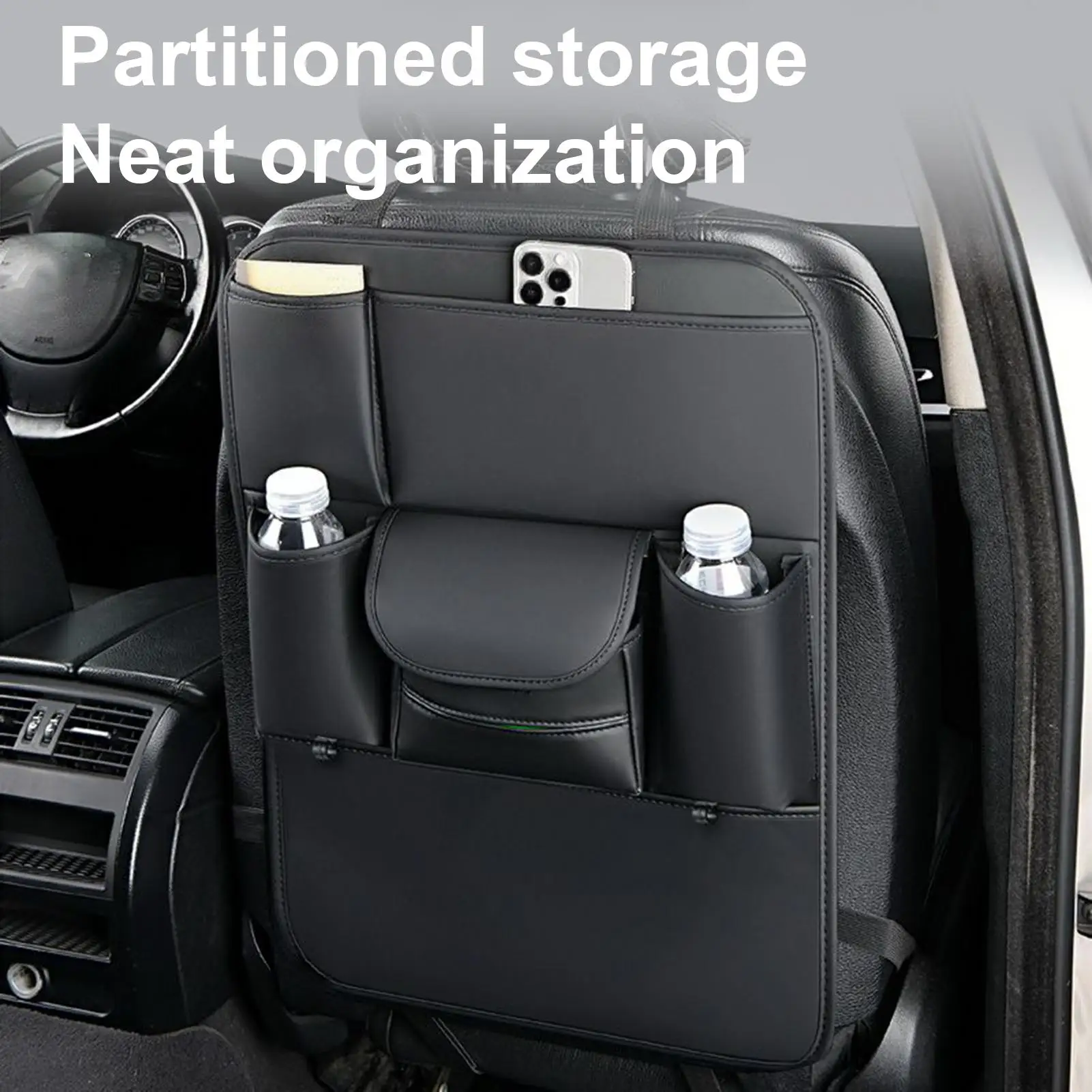 Multifunctional Car Seat Back Organizer, Storage Holder With Multiple Pockets For Auto Truck SUV, Vehicle Travel Organization
Multifunctional Car Seat Back Organizer, Storage Holder With Multiple Pockets For Auto Truck SUV, Vehicle Travel Organization