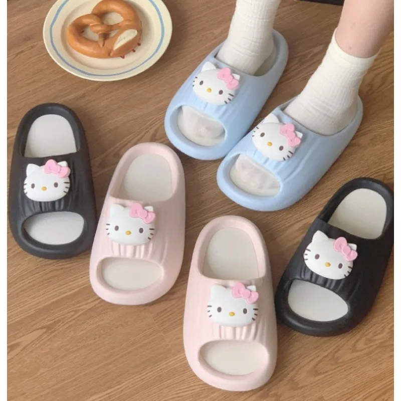 New Hello Kitty Cartoon Non-slip Summer Soft Sole Wear-Resistant Home Bathroom Computer Cute Women's Slippers Kawaii Gift
New Hello Kitty Cartoon Non-slip Summer Soft Sole Wear-Resistant Home Bathroom Computer Cute Women's Slippers Kawaii Gift