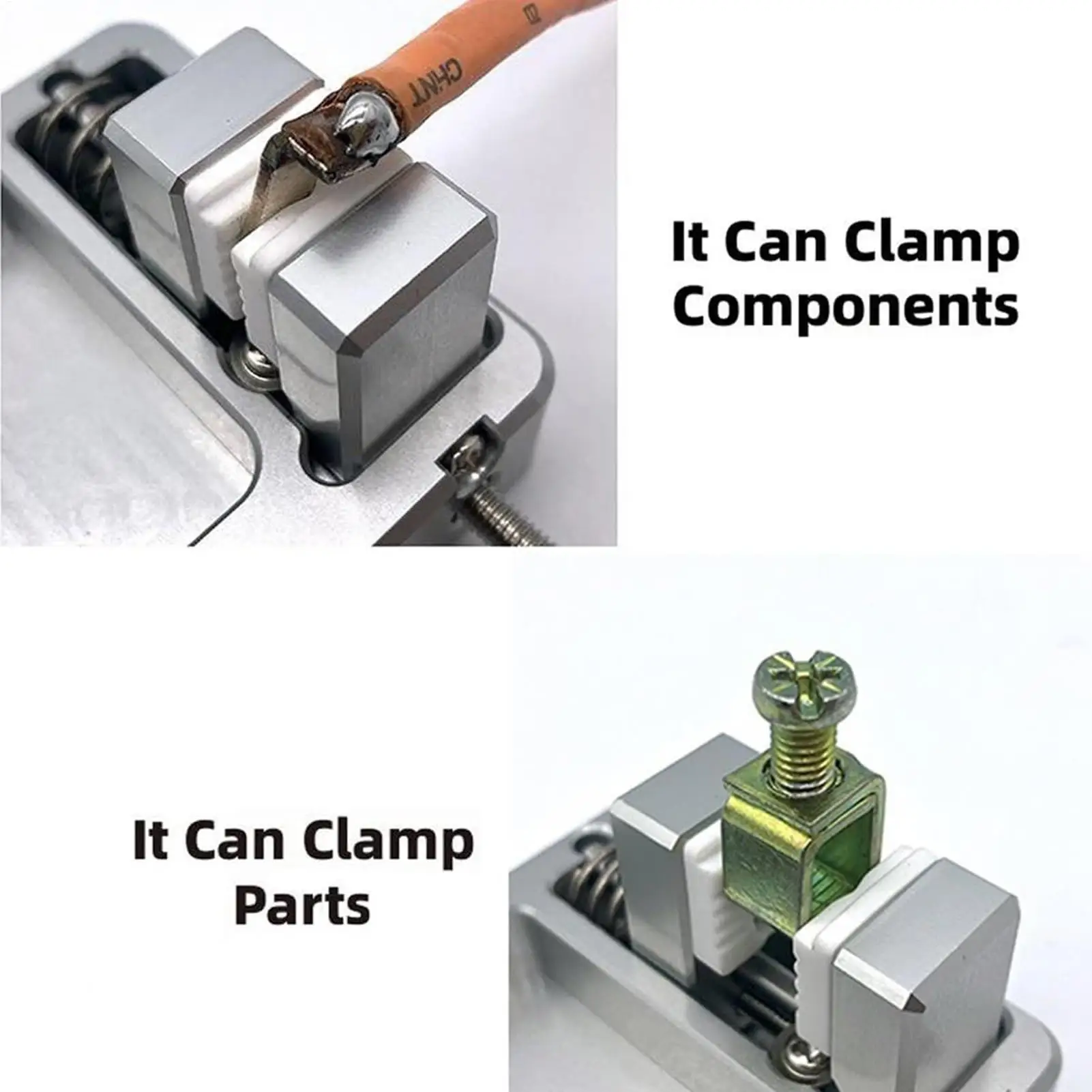 Держатель паяльной проволоки, алюминиевый термостойкий приспособление для монтажа печатной платы, сварочный инструмент для сборки печатной платы электроники
Держатель паяльной проволоки, алюминиевый термостойкий приспособление для монтажа печатной платы, сварочный инструмент для сборки печатной платы электроники