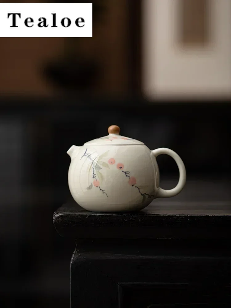 Hand Painted Grass and Wood grayTeapot Household Large Ceramic Teapot Single Pot Kung Fu Tea Set Tea Ceremony Tea Divider
Hand Painted Grass and Wood grayTeapot Household Large Ceramic Teapot Single Pot Kung Fu Tea Set Tea Ceremony Tea Divider