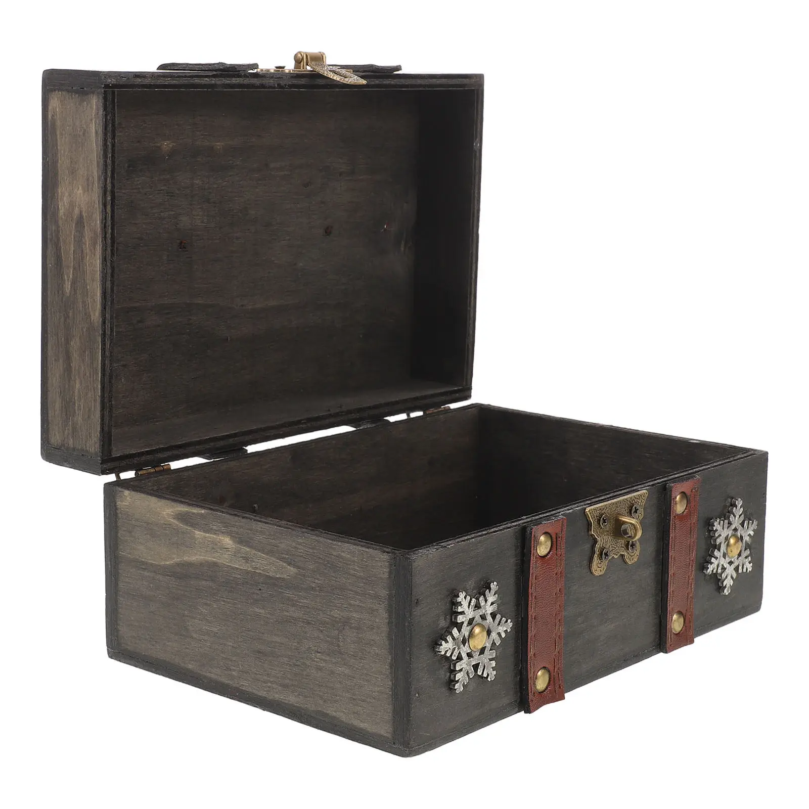 Vintage Wooden Jewelry Box with Lock Finish Treasure Chest Storage Organizer for Jewelry Trinkets Keepsakes
Vintage Wooden Jewelry Box with Lock Finish Treasure Chest Storage Organizer for Jewelry Trinkets Keepsakes
