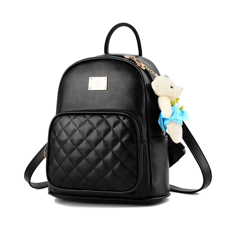 New High Quality Fashion Women Backpack PU Leather Bag Lady Black Travel School Teenagers Girls Bag School Bag Bolsa Feminina
New High Quality Fashion Women Backpack PU Leather Bag Lady Black Travel School Teenagers Girls Bag School Bag Bolsa Feminina