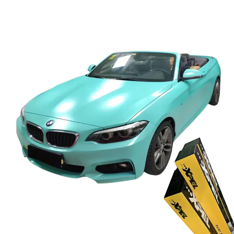 XPEL PET Electro Optical Metal TifnyBlue Car Color Change Changing Paint Protection Vinyl Stickers Decals Wraps Films Roll
XPEL PET Electro Optical Metal TifnyBlue Car Color Change Changing Paint Protection Vinyl Stickers Decals Wraps Films Roll