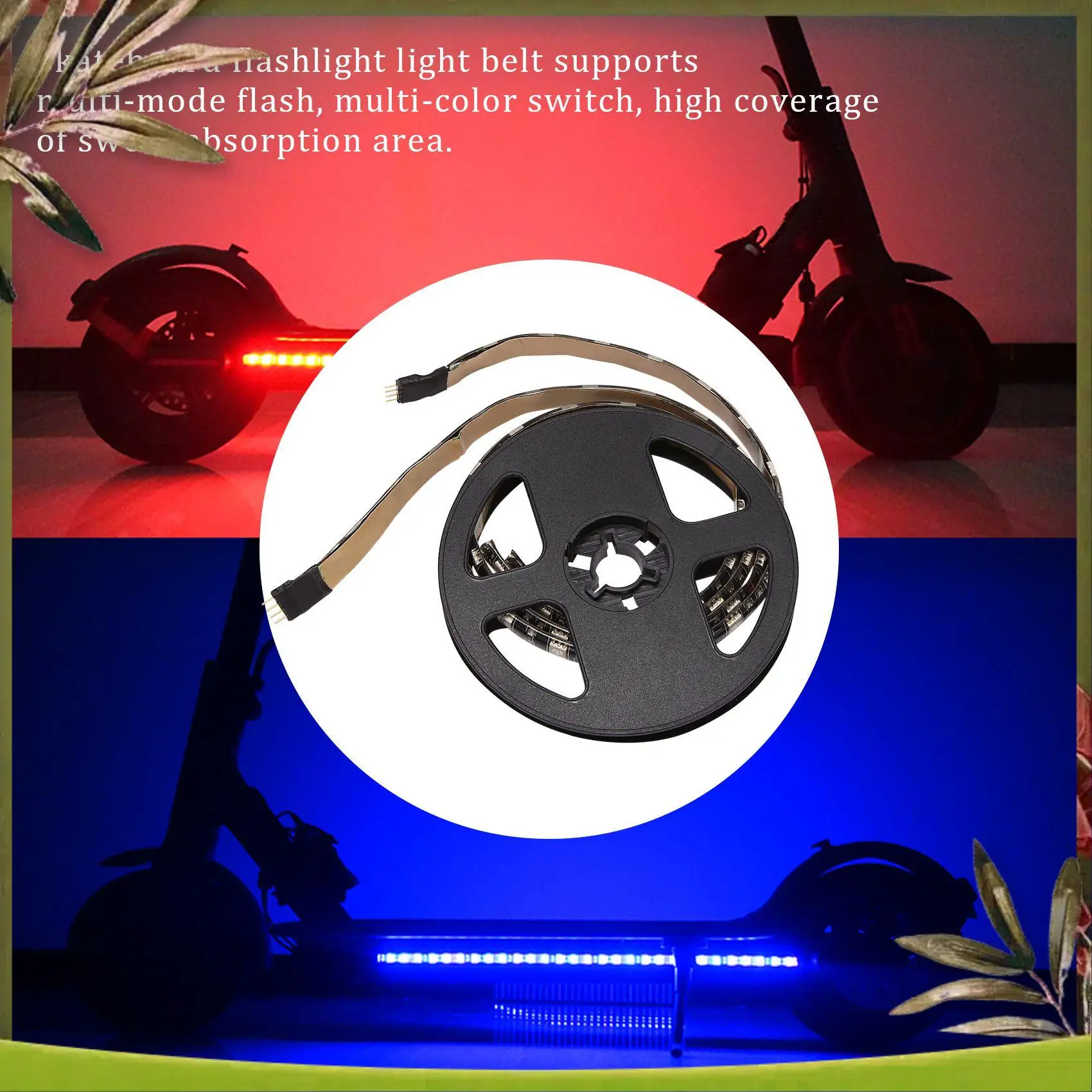 Portable Waterproof Electric Scooter Foldable LED Strip Lights For Skateboard, Scooter, Party Decoration For Xiaomi M365 1S
Portable Waterproof Electric Scooter Foldable LED Strip Lights For Skateboard, Scooter, Party Decoration For Xiaomi M365 1S