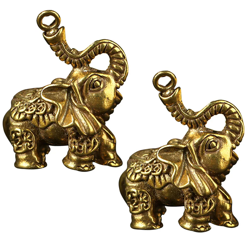2Pcs Elephant Keychain Vintage Decorations Small Pendant Desk Accessories Brass Material Durable Lightweight Compact Size
2Pcs Elephant Keychain Vintage Decorations Small Pendant Desk Accessories Brass Material Durable Lightweight Compact Size