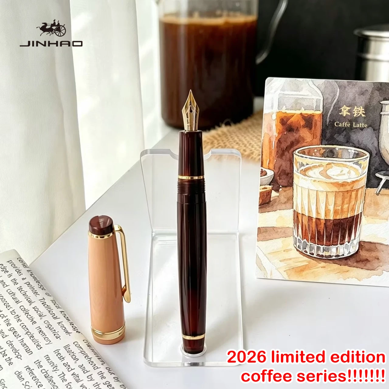 2026 Limited Edition JINHAO 82 Fountain Pen Coffee Series EF/F/M Gold Clip Writing Smooth School Office Supplies Stationery
2026 Limited Edition JINHAO 82 Fountain Pen Coffee Series EF/F/M Gold Clip Writing Smooth School Office Supplies Stationery
