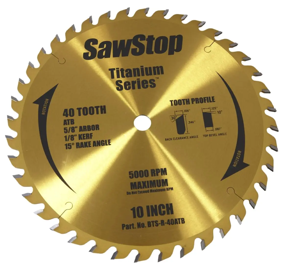 Premium Woodworking Blade, 40-Tooth Titanium Series for Precision Cuts
Premium Woodworking Blade, 40-Tooth Titanium Series for Precision Cuts