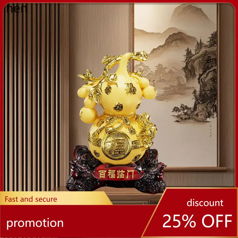 LXC Hundred Blessings Gourd Ornament Craft Antique Rack Living Room Entrance Decoration Gold-plated Housewarming Gift
LXC Hundred Blessings Gourd Ornament Craft Antique Rack Living Room Entrance Decoration Gold-plated Housewarming Gift