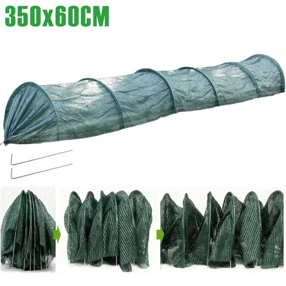 350x60cm Garden Tunnel Greenhouse Portable Plant Sunshade Mesh with Metal Frame Garden Accessories for Outdoor Plants Vegetables
350x60cm Garden Tunnel Greenhouse Portable Plant Sunshade Mesh with Metal Frame Garden Accessories for Outdoor Plants Vegetables