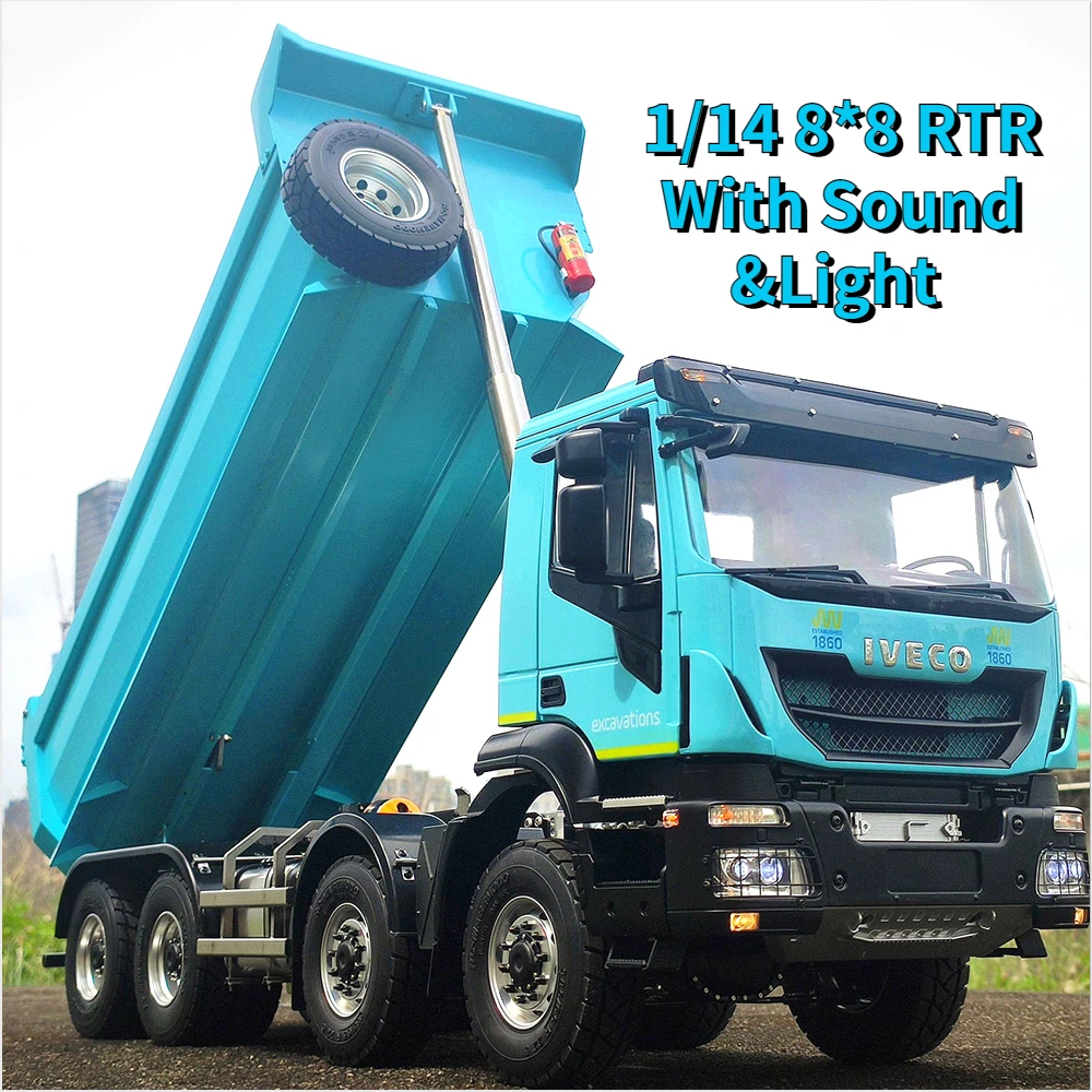 RC Car 1/14 RC Hydraulic Dump Truck Metal Truck Dump Truck Model RTR Version Remote Control Cars for Adults Toys
RC Car 1/14 RC Hydraulic Dump Truck Metal Truck Dump Truck Model RTR Version Remote Control Cars for Adults Toys