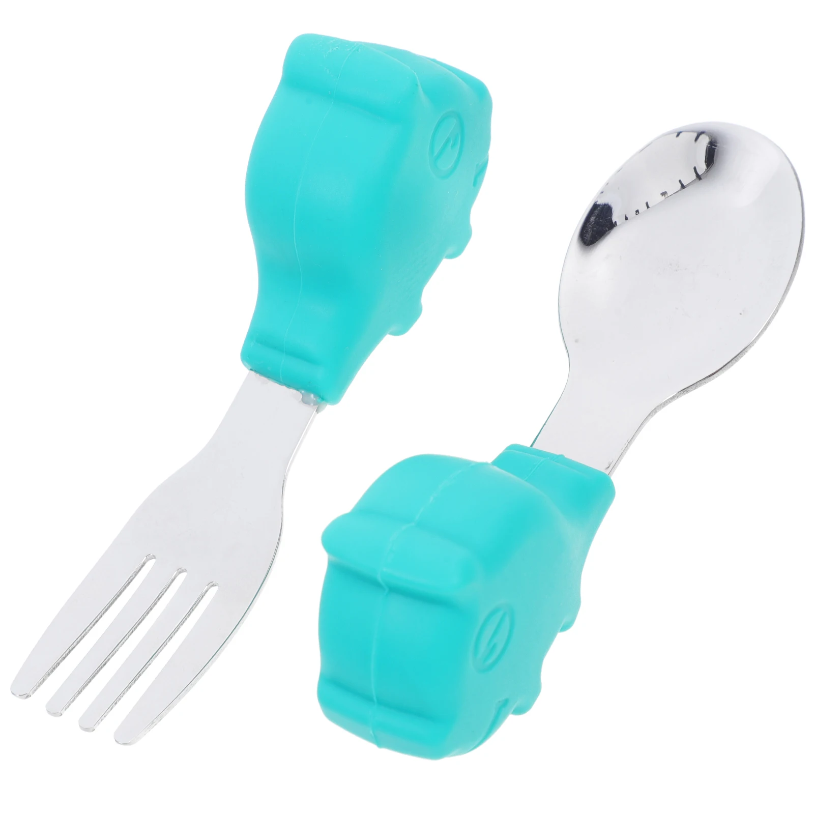 Baby Eating Training Spoon Fork Set Green Bend Handle Toddler Kids Portable Lightweight Self Feeding Accessories Stainless Steel
Baby Eating Training Spoon Fork Set Green Bend Handle Toddler Kids Portable Lightweight Self Feeding Accessories Stainless Steel