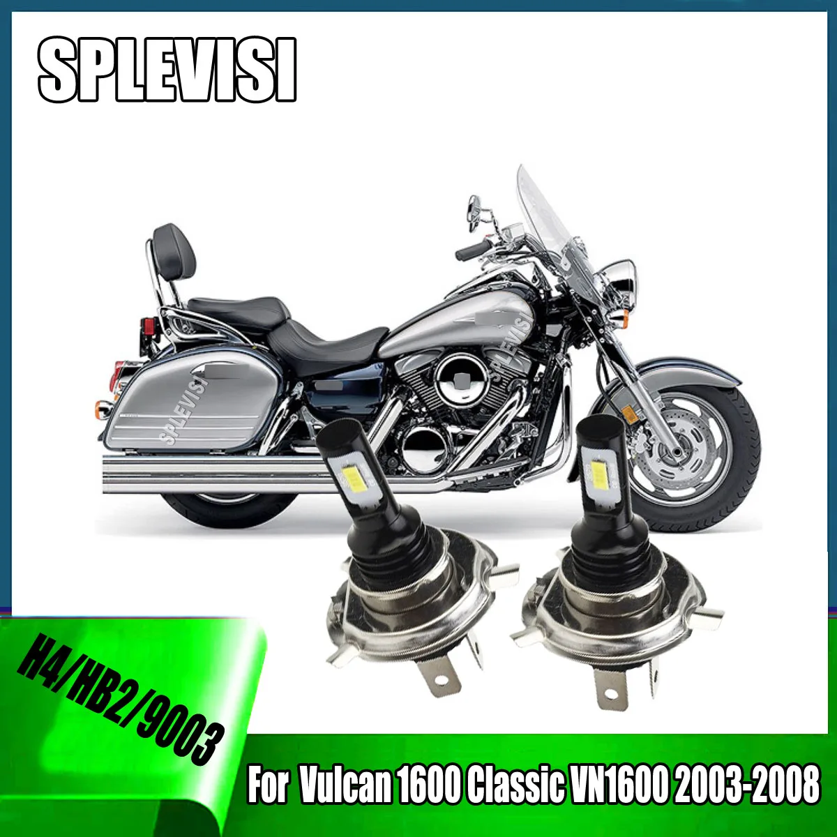 HB2 H4 LED Whtie Headlight wireless mini size no bulky or elongated For Kawasaki Vulcan 1600 Classic VN1600 2003 2004 2005-2008
HB2 H4 LED Whtie Headlight wireless mini size no bulky or elongated For Kawasaki Vulcan 1600 Classic VN1600 2003 2004 2005-2008