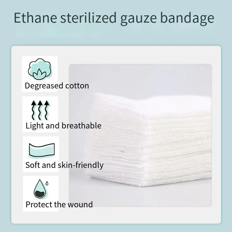 100 упаковок одноразовых марлевых салфеток для домашнего использования, дезинфицирующие нетканые медицинские марлевые салфетки для первой помощи при уходе за ранами и очистки младенцев
100 упаковок одноразовых марлевых салфеток для домашнего использования, дезинфицирующие нетканые медицинские марлевые салфетки для первой помощи при уходе за ранами и очистки младенцев