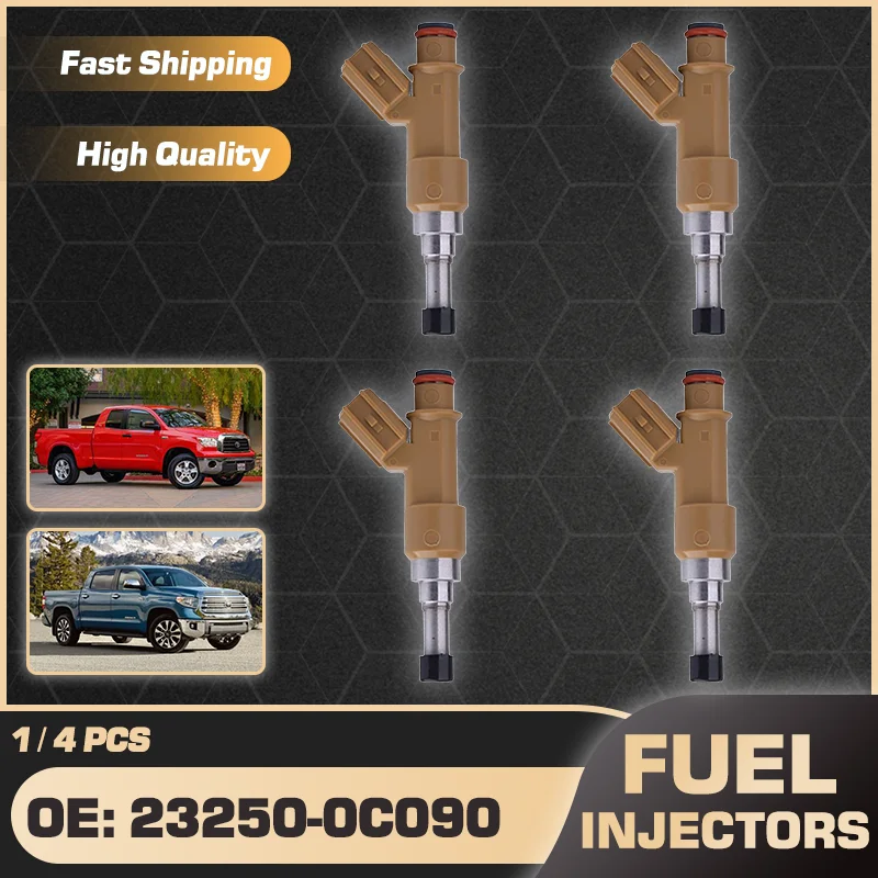 4 Cylinders 23250-0C090 Engine Fuel Injectors Nozzle For Toyota Tundra XK30/XK40 MK1 2002-2007 Toyota Tundra XK50 MK2 2008-2014
4 Cylinders 23250-0C090 Engine Fuel Injectors Nozzle For Toyota Tundra XK30/XK40 MK1 2002-2007 Toyota Tundra XK50 MK2 2008-2014