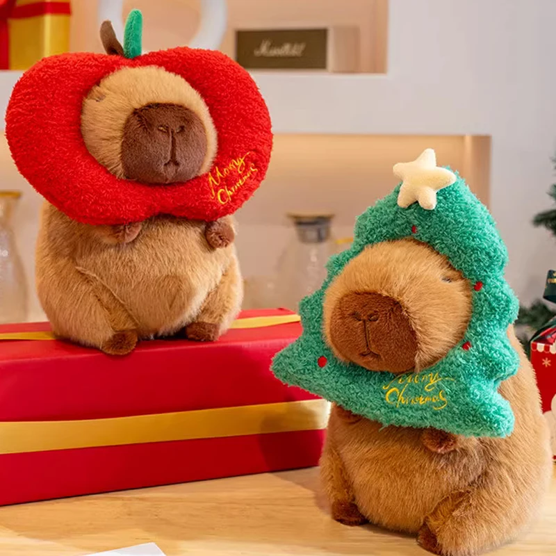 Kawaii Dress Up Рождественская капибара Плюшевая кукла Рождественская елка Зеленый шарф Капибара Плюшевая игрушка Мягкая пушистая пушистая кукла Капибара
Kawaii Dress Up Рождественская капибара Плюшевая кукла Рождественская елка Зеленый шарф Капибара Плюшевая игрушка Мягкая пушистая пушистая кукла Капибара