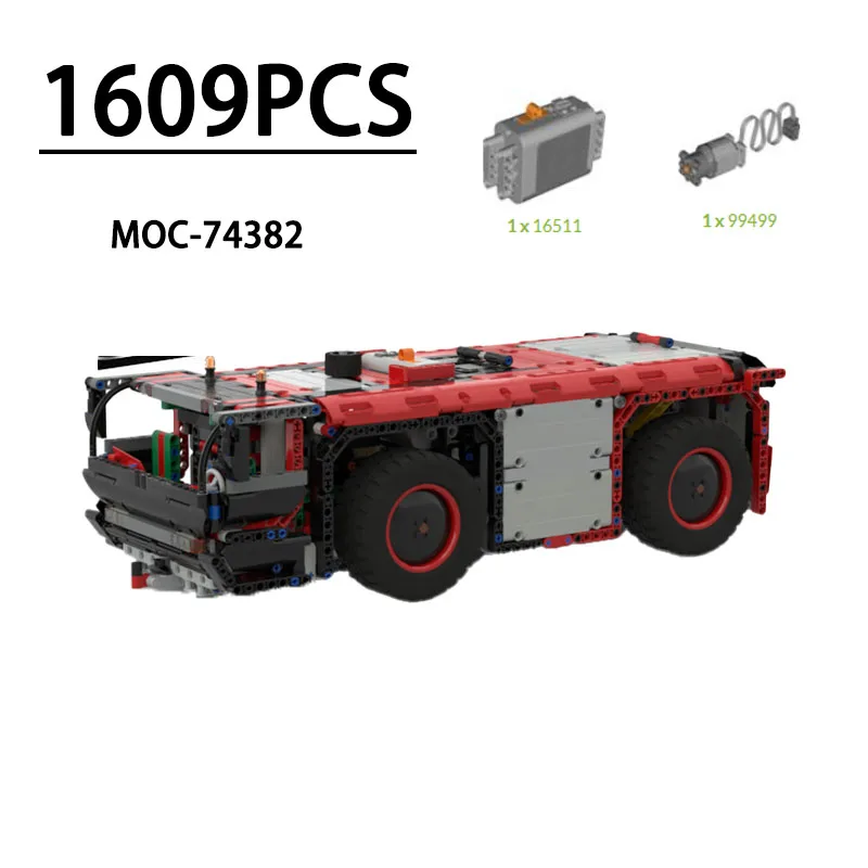 MOC-74382 Building Block Airport Aircraft Tug 42082 Model Display 1609 Pieces Children's Birthday Christmas New Year Toys Gift
MOC-74382 Building Block Airport Aircraft Tug 42082 Model Display 1609 Pieces Children's Birthday Christmas New Year Toys Gift