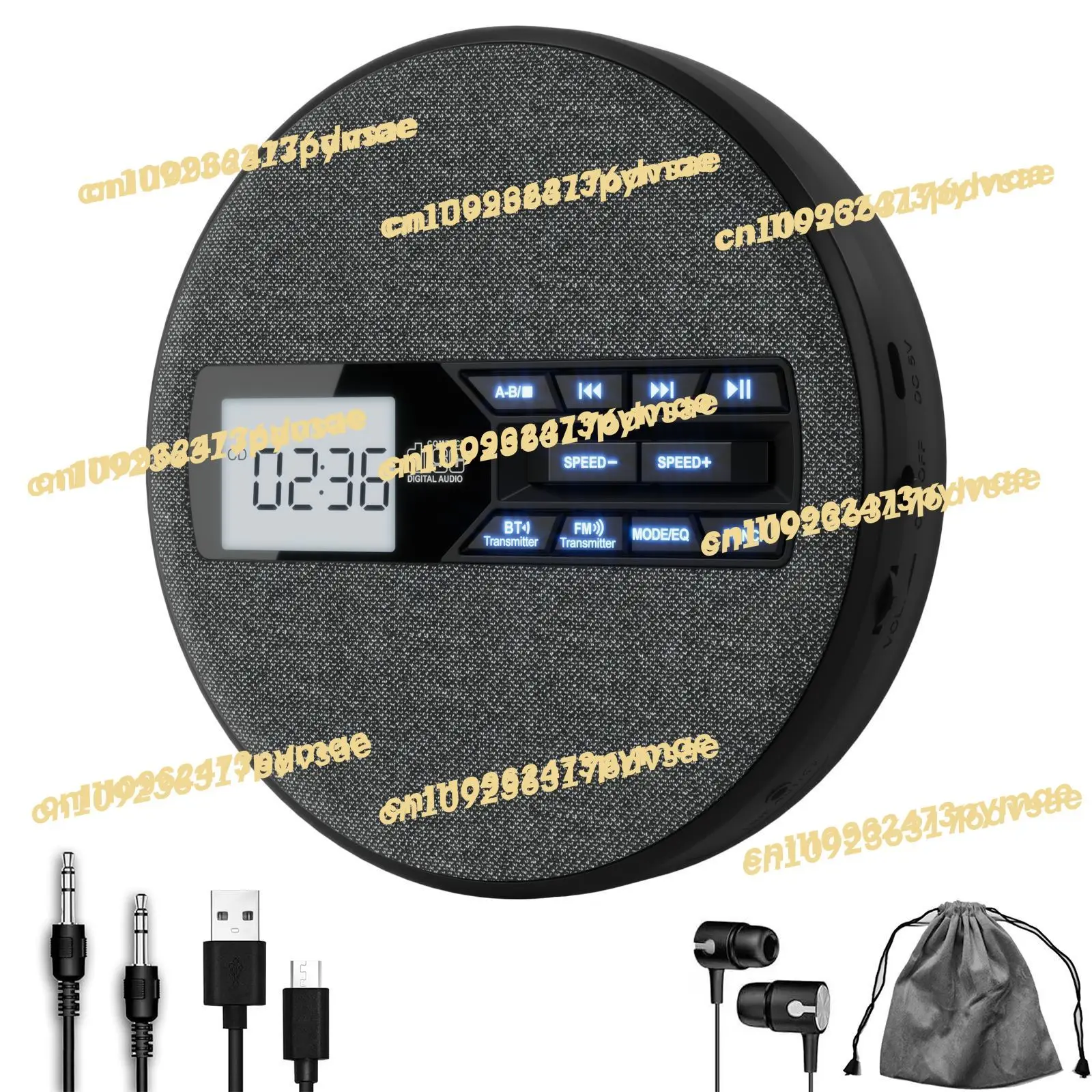 Multifunction CD player, dual Bluetooth, dual stereo speakers, FM transmitter, repeater, Walkman
Multifunction CD player, dual Bluetooth, dual stereo speakers, FM transmitter, repeater, Walkman