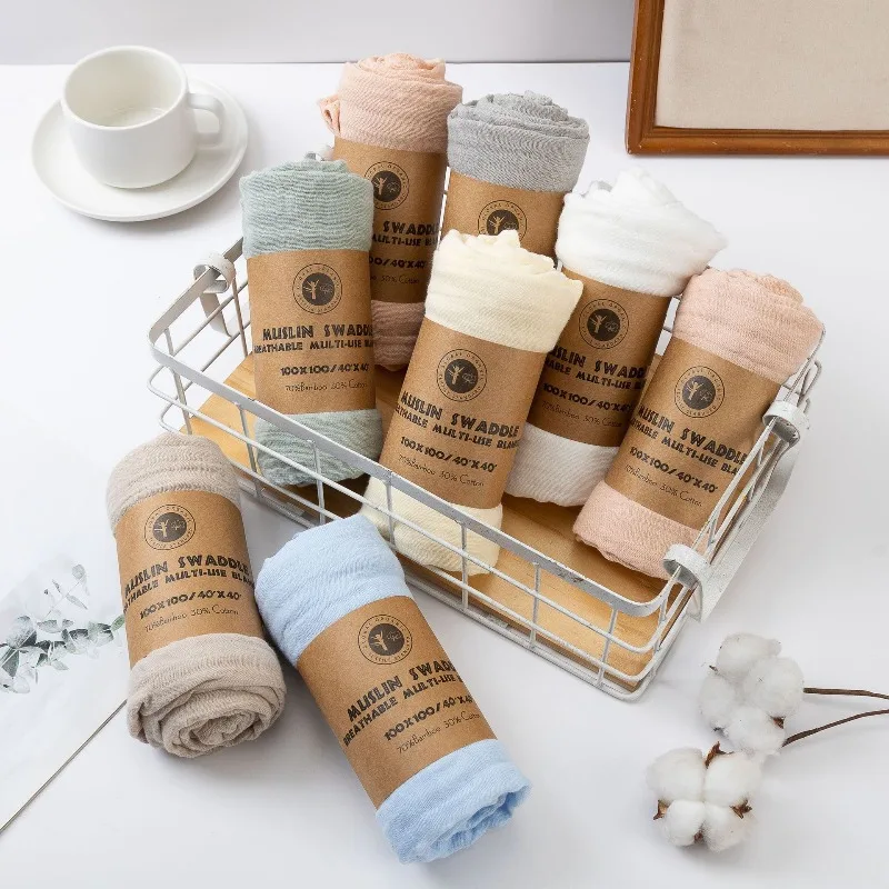 Baby Swaddle Blanket Muslin Cotton Bath Towel Receiving Blanket Ultra Soft Absorbent Bamboo Swaddling Cloth for Newborn Towel
Baby Swaddle Blanket Muslin Cotton Bath Towel Receiving Blanket Ultra Soft Absorbent Bamboo Swaddling Cloth for Newborn Towel