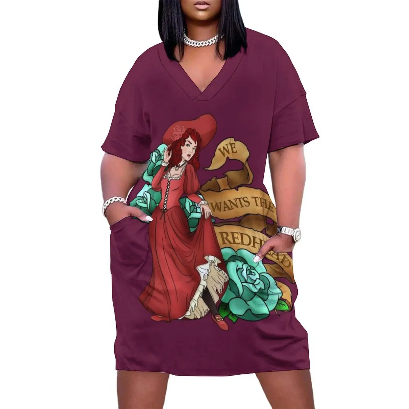 Redhead 2.0 Loose Pocket Dress loose women's dress elegant dresses plus sizes Cocktail of dresses women party dresses
Redhead 2.0 Loose Pocket Dress loose women's dress elegant dresses plus sizes Cocktail of dresses women party dresses
