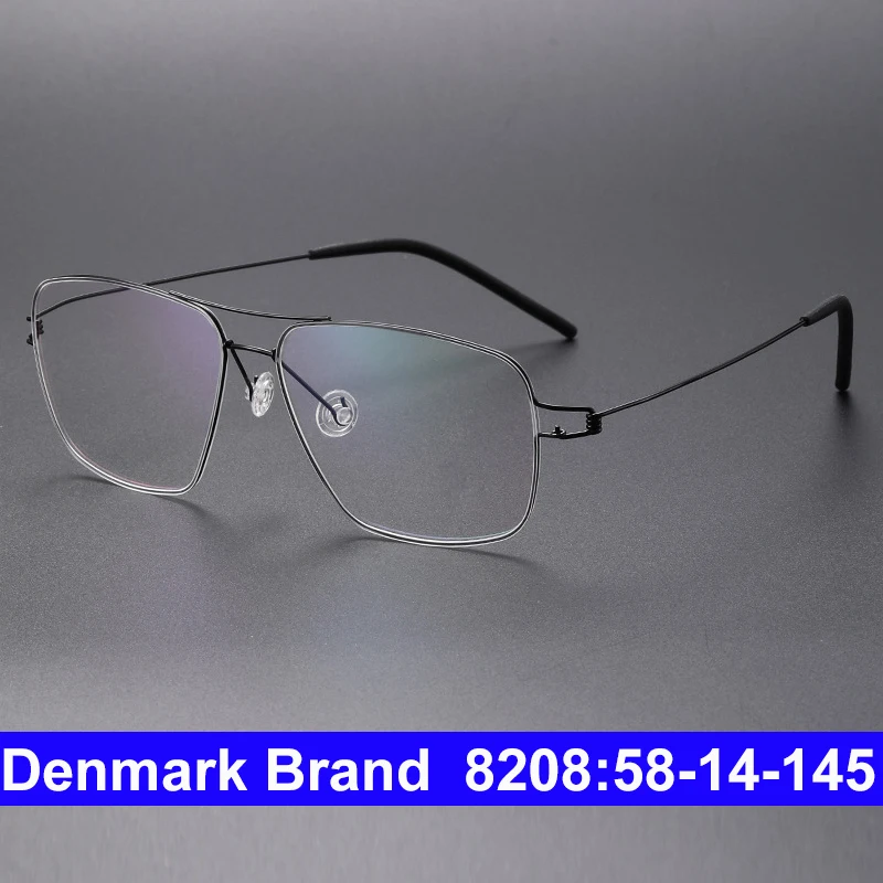 8208 Denmark Brand Men Square Pilot Screwless Glasses Frame Titanium Ultralight Eyeglasses Double Beam Spectacles Eyewears Gafas
8208 Denmark Brand Men Square Pilot Screwless Glasses Frame Titanium Ultralight Eyeglasses Double Beam Spectacles Eyewears Gafas