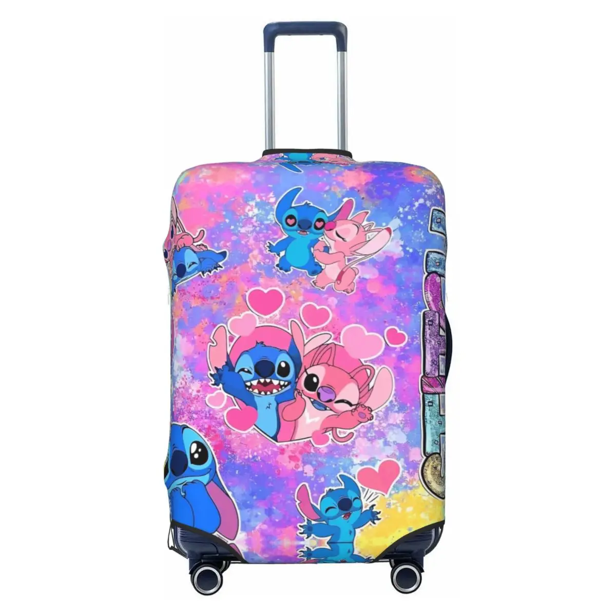 Pink Stitch Angel Love Suitcase Cover Cruise Trip Holiday Strectch Luggage Supplies Protection
Pink Stitch Angel Love Suitcase Cover Cruise Trip Holiday Strectch Luggage Supplies Protection