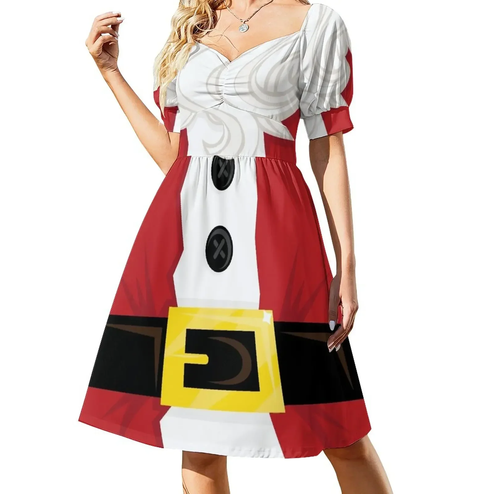 Xmas santa Belly Short-Sleeved Dress summer dress Dress woman women's clothing korea stylish
Xmas santa Belly Short-Sleeved Dress summer dress Dress woman women's clothing korea stylish