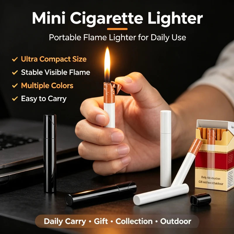 Ultra-Slim Sleek Strip Butane Lighter, Open Flame Refillable, Compact Mini Portable EDC Smoking Accessory for Daily Carry
Ultra-Slim Sleek Strip Butane Lighter, Open Flame Refillable, Compact Mini Portable EDC Smoking Accessory for Daily Carry
